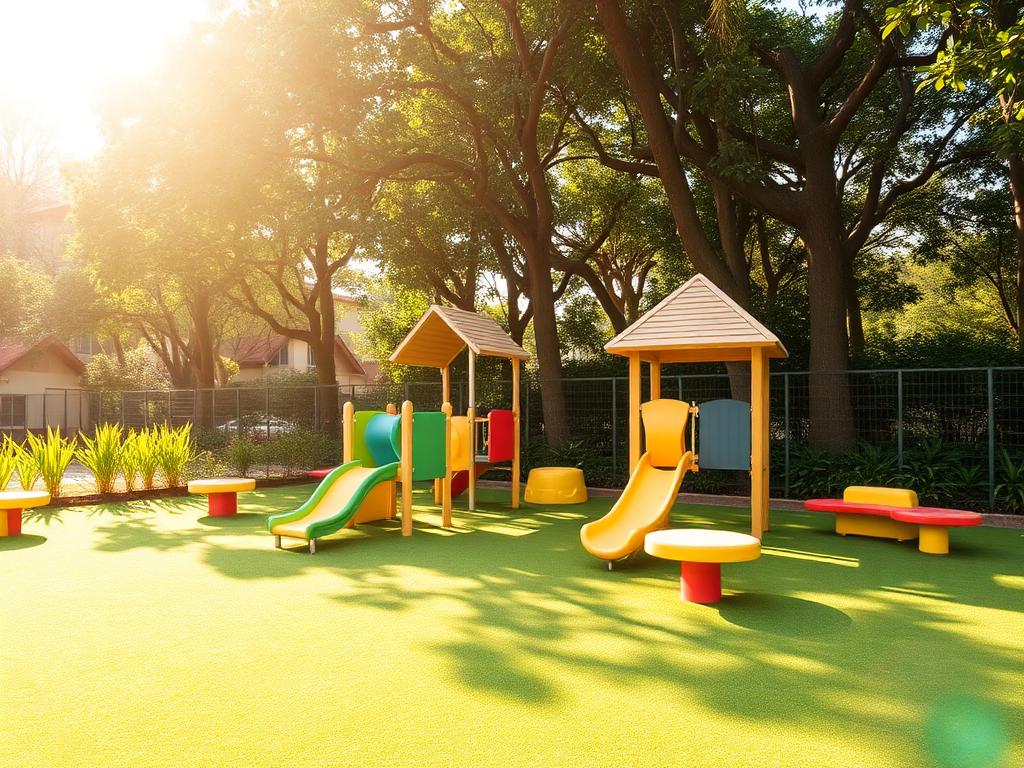 Outdoor play area
